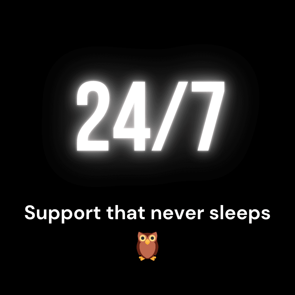 24/7 Support
